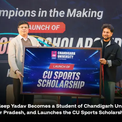 A Champion’s Choice: Kuldeep Yadav, Now a Chandigarh University, Uttar Pradesh Student